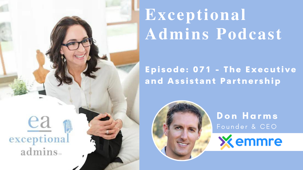 Listen to Don's Conversation on the Exceptional Admin Podcast